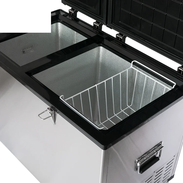 84 Quart Portable Electric Car Cooler Refrigerator  Freezer Compressor Camping Electric Cooler