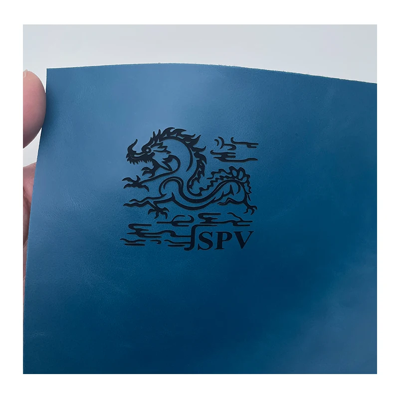 Glossy Leather Blank Patch Iron Onlaser Engravable Products Leatherette For Laser Engraving With 2 Colors