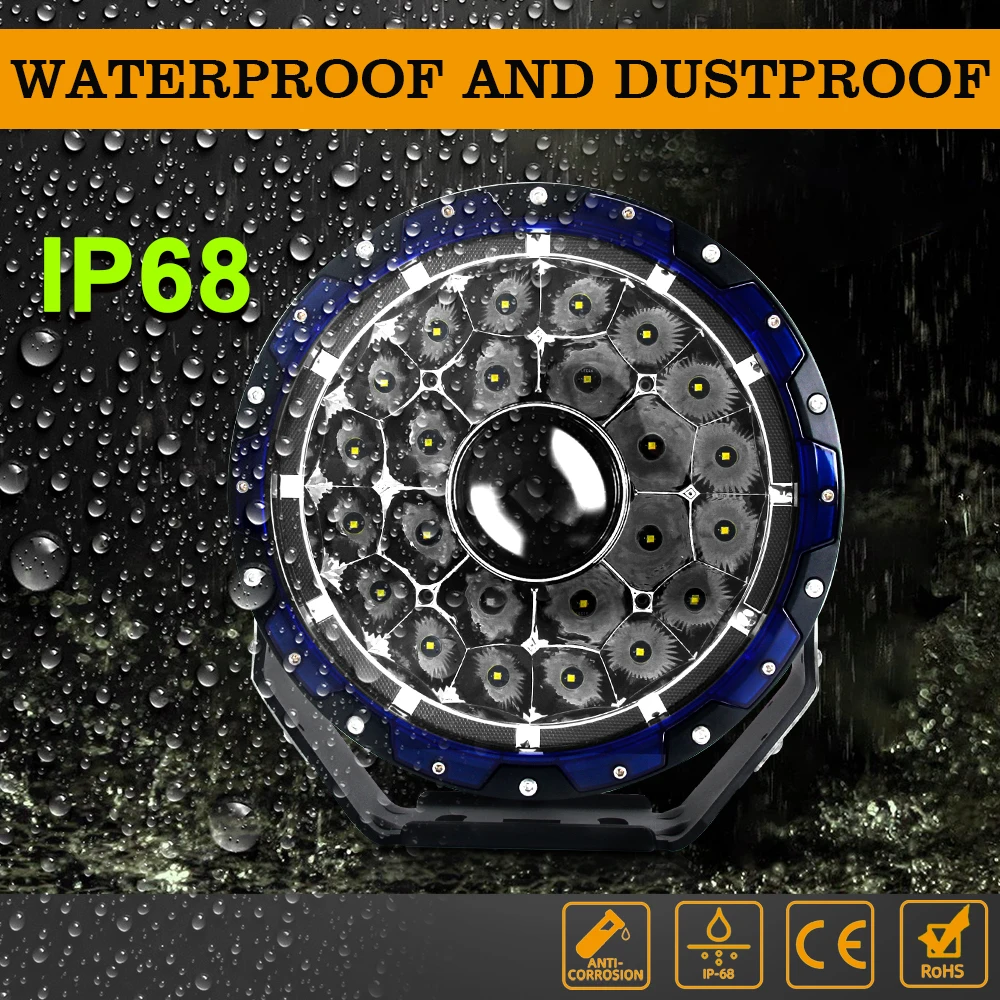 1Lux@2000m High power Spot 9inch Laser Off road led driving light