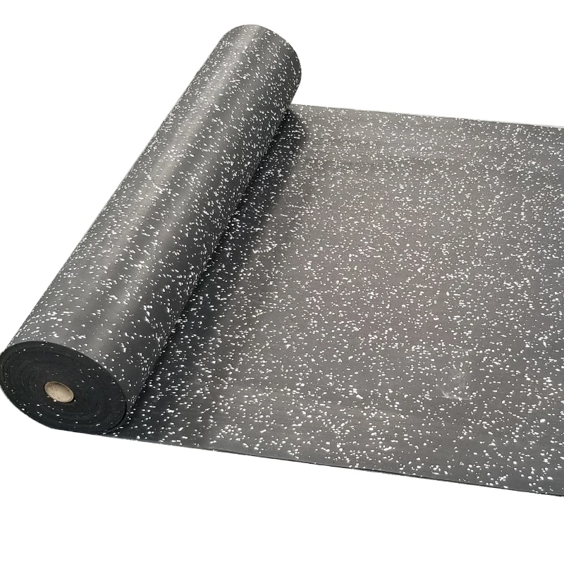 Best quality EPDM gym rubber flooring roll mat thickness from 3mm to 12mm