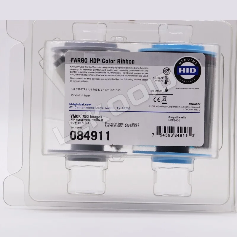 Цветная лента hid Fargo HDP6600 84911 YMCK цветная лента-750