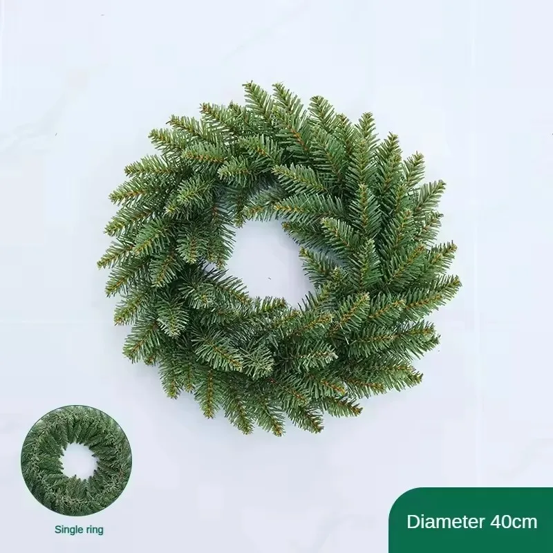 Christmas Garland Rattan Garland 30/40/50/60cm Mall Hotel Show Window Christmas Wreath Real Touch Christmas Wreath Wholesale