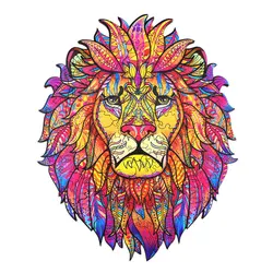 New Arrival A5 Size Wooden Puzzle Unique Animal Shape Puzzle Game Animal Wooden Jigsaw Puzzles For Adults