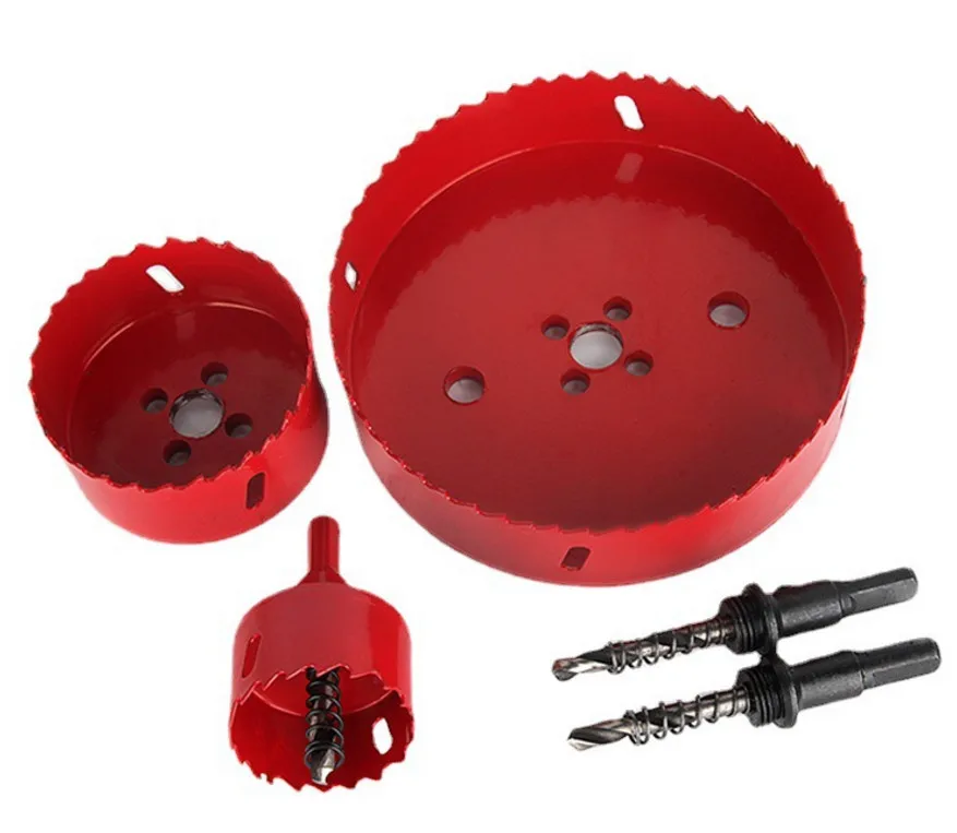 14-250mm M3 M42 hole saw 8pcs 12pcs bi-metal hole saw cutter and kits set
