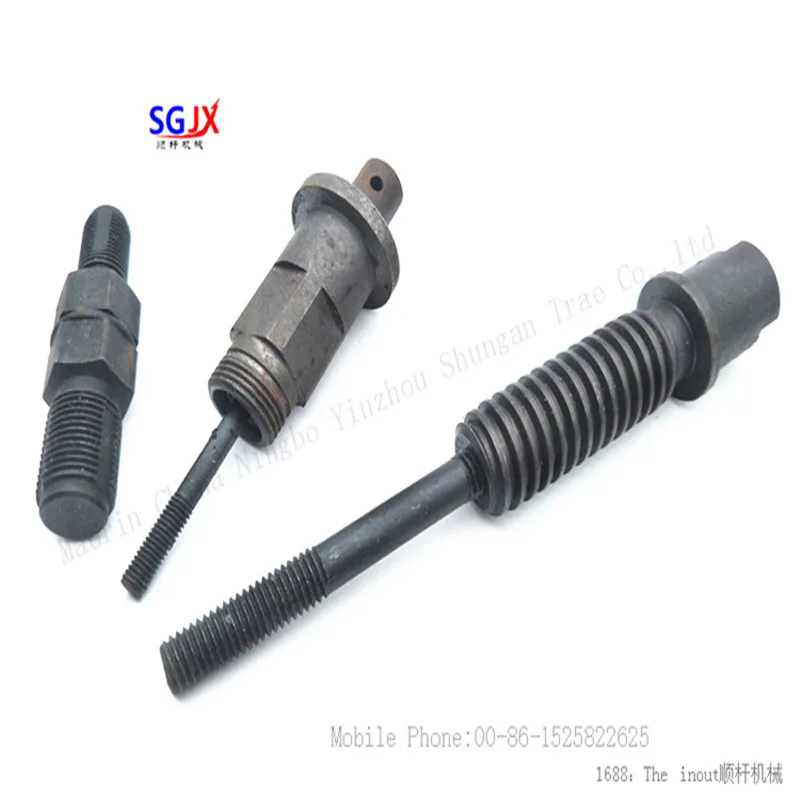 Production of mechanical parts oil plug tubing fasteners connected to the transmission parts