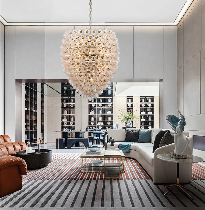 2024 NEW hanging crystal chandelier or chandelier luxury crystal designer pendant lighting,Hand-made glass chandelier