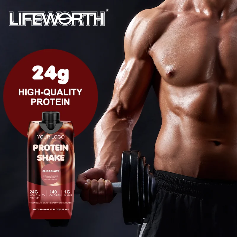 LIFEWORTH 24G High Protein Immune Support Ready to Drink Whey Protein Shake