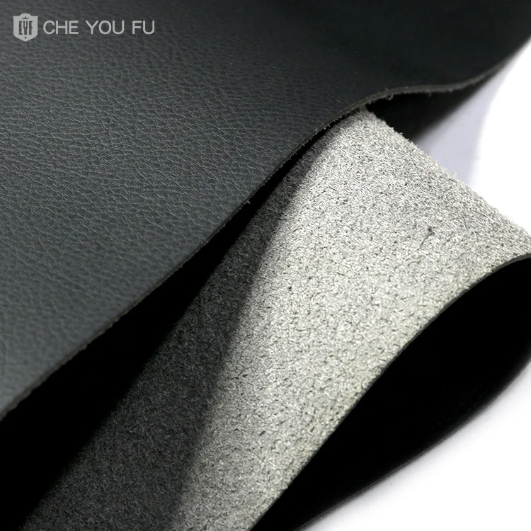  In Stock Ready To Ship Black Nappa Skin Thin Leather Fabric High