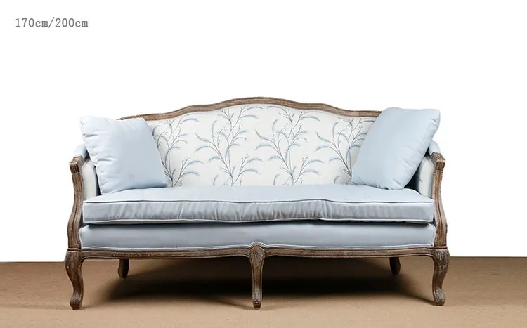 Solid wood frame love seat sofa contemporary hotel furniture sofa set design rattan sofa set