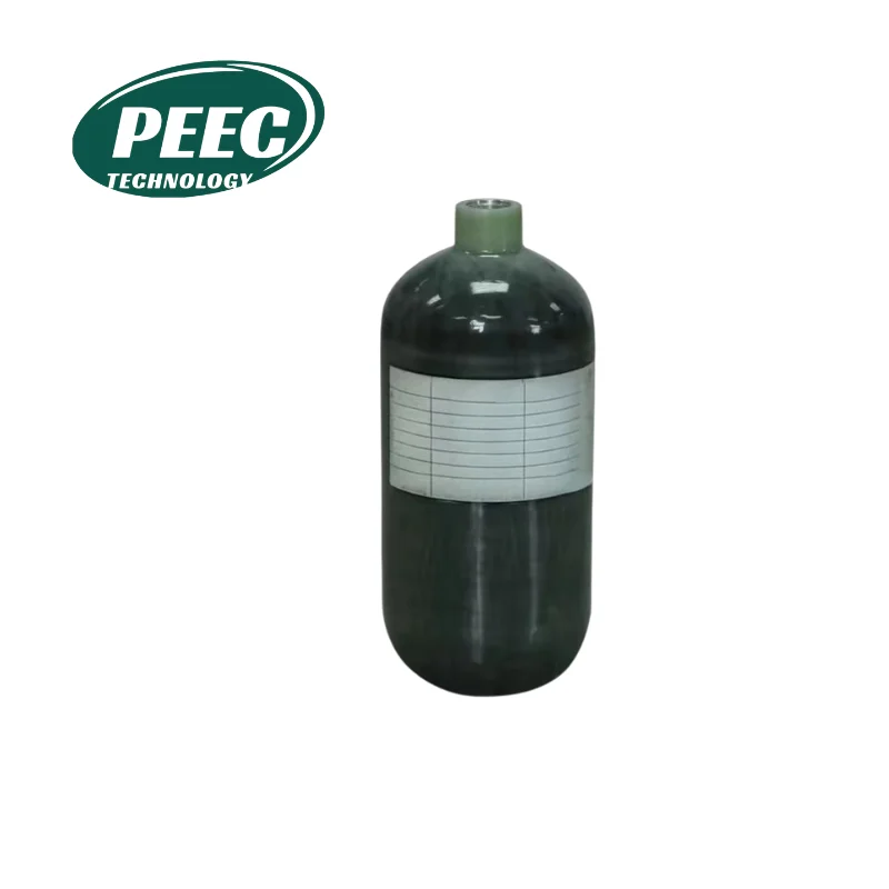 Carbon fiber wound composite gas cylinder