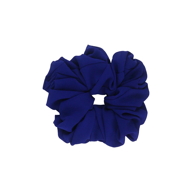 2022 new design chiffon scrunchies stretchy chiffon hair scrunchies elastic chiffon hair band for women