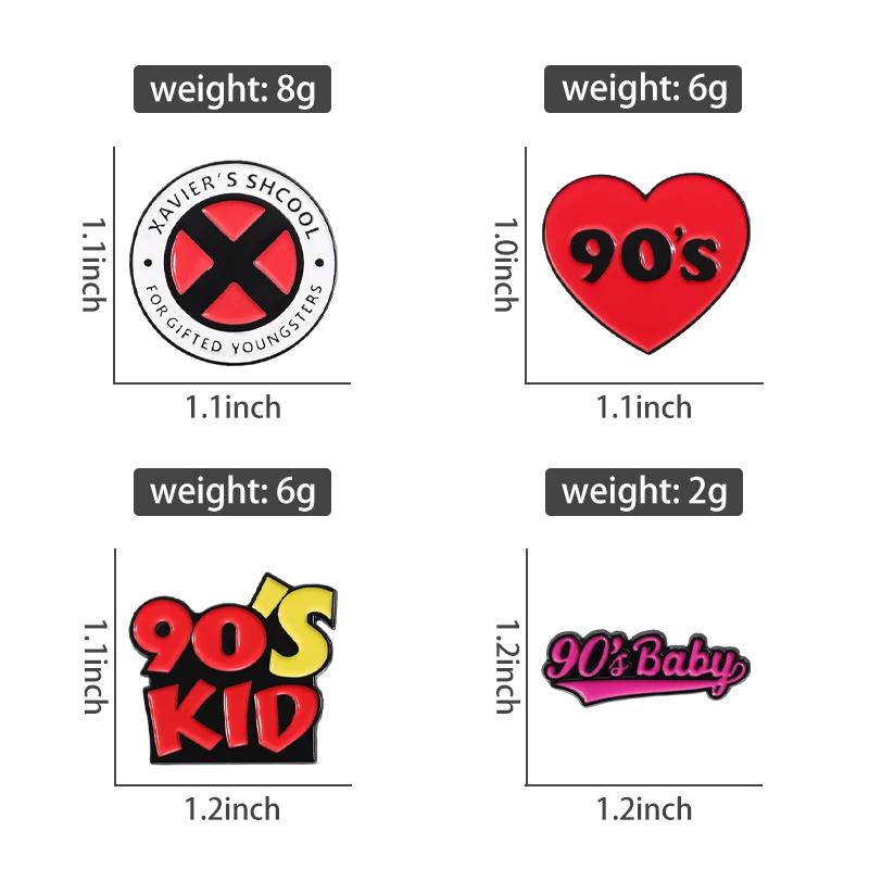 Cartoon Music Album Song Enamel Brooch Fashion Clothing Accessories Love Backpack Badge Gift