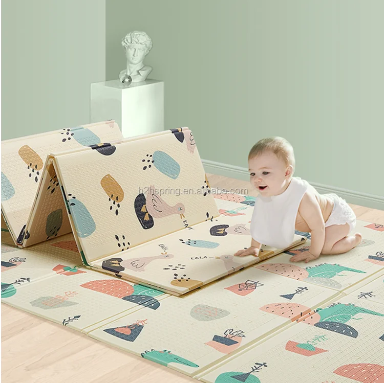 Eco-friendly XPE Foam Soft Baby Play Mat For Babies Safety Kids Activity Gym Crawl Bedroom Folding Floor Mat