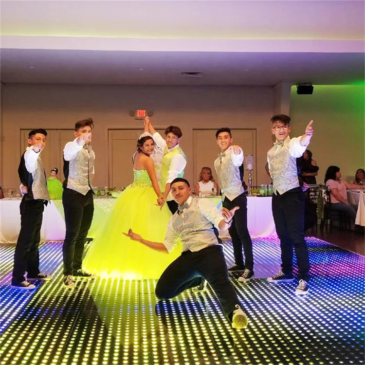 Hot Sale Wireless Smd5050 Rgb Led Digital Dance Stage Lamp Indoor Stage Platform With Lights Wedding Led Dj Stage Light