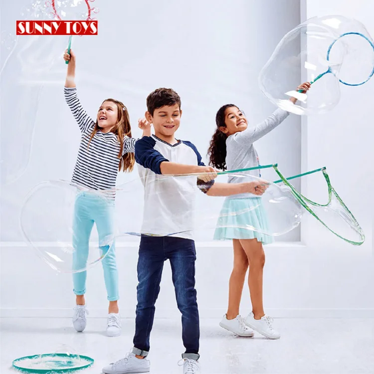 Оптовая продажа, Пластиковая Палочка для изготовления пузырьков, большая гигантская мыльная палочка, игрушка для детей