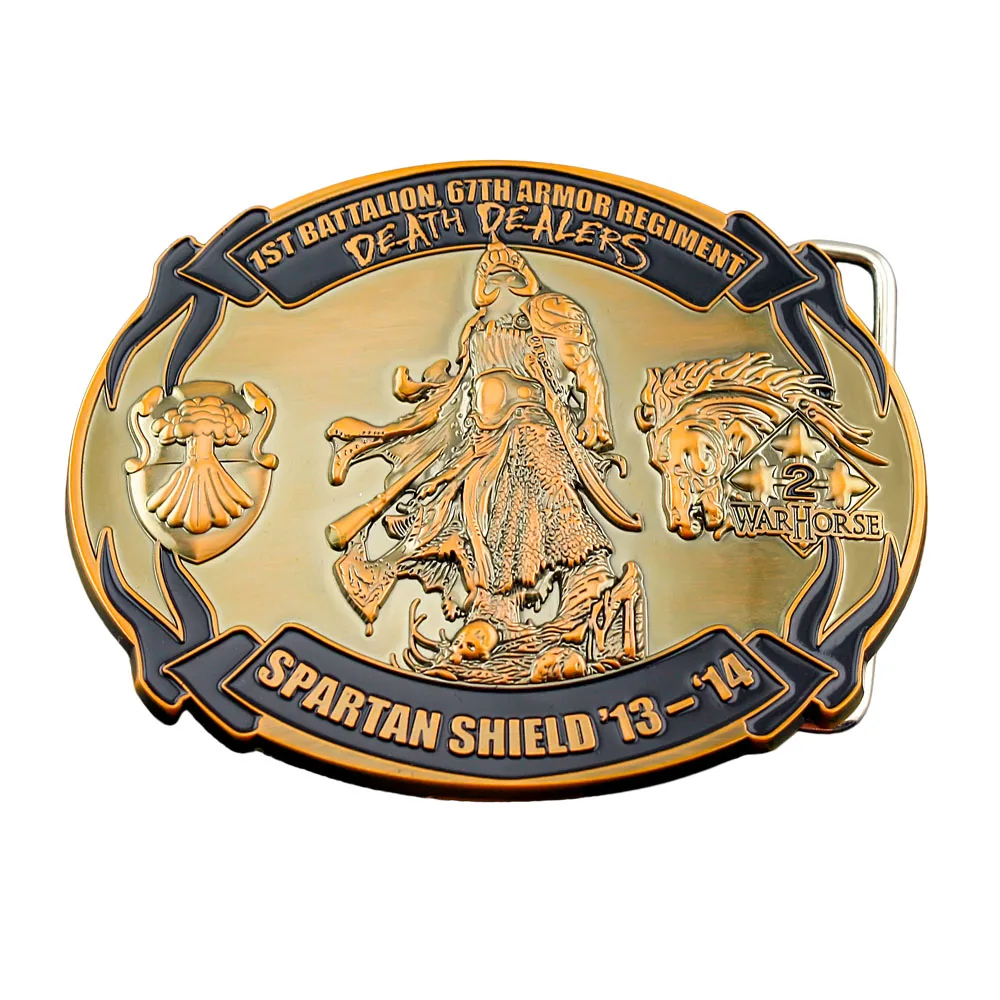 Manufacturer Custom Name OEM Luxury High End Metal Brass Belt Buckle For Leather Belt