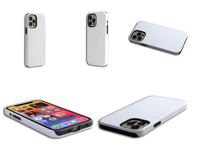 For iPhone 14 Case Premium Sublimation Case Blanks Bulk Heavy Duty for iPhone 13 Pro Max Phone Case Sublimation