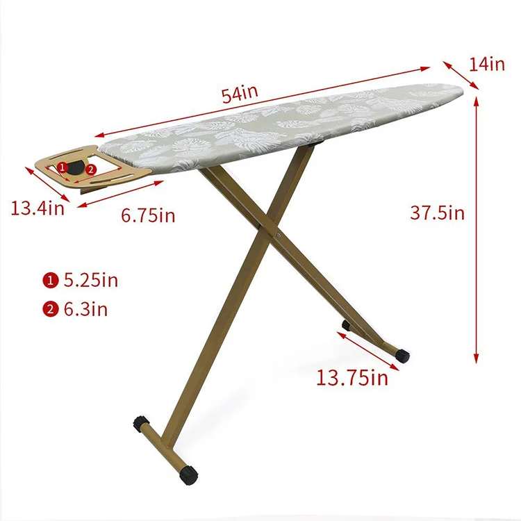 Ironing board Table  with Extra Thick Cotton Clothing PE Living Room Foldable Storage Holders & Racks Customized Logo Europe