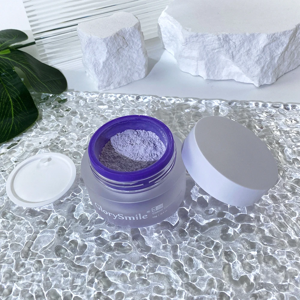 Private Label V34 Tooth Powder Home Use Teeth Whitening Powder Minty Flavor Sensitive Free Formula