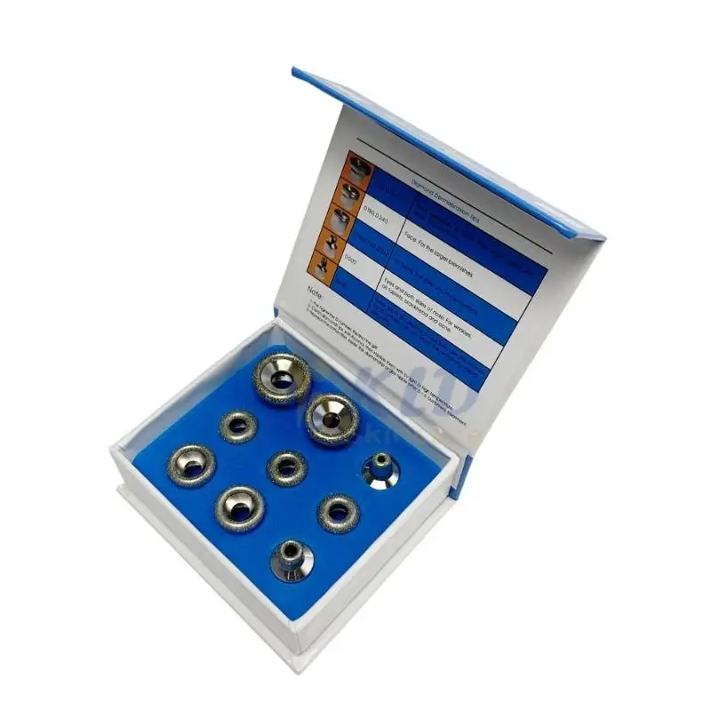 Microdermabrasion Diamond Tip Crystal Dermabrasion Head Skin Peel Micro Tips 9pcs