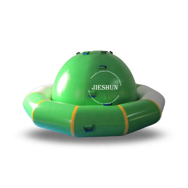 High quality inflatable blue water rocker UFO balloon inflatable planet ball saturn inflatable boat for kids and adults