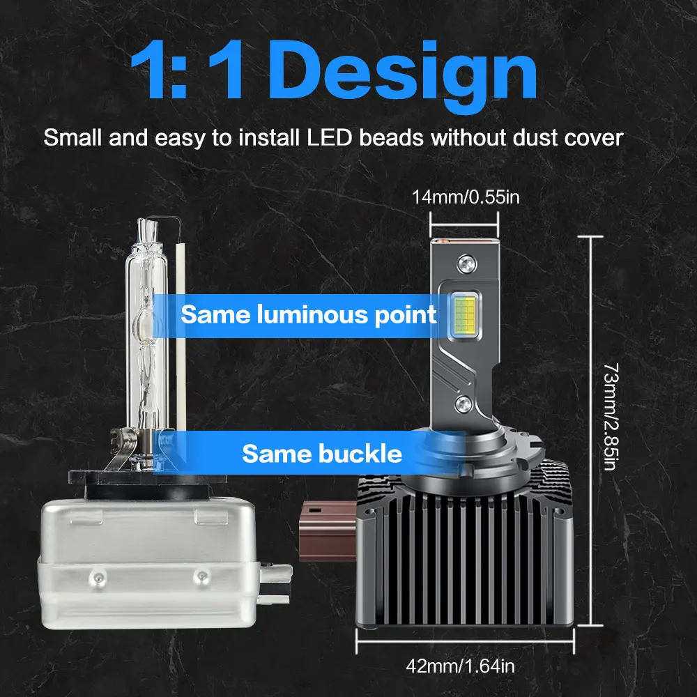 Wholesale D3S Car Headlight Bulbs D1S D2S D4S LED Car Lights D Series Auto Light System