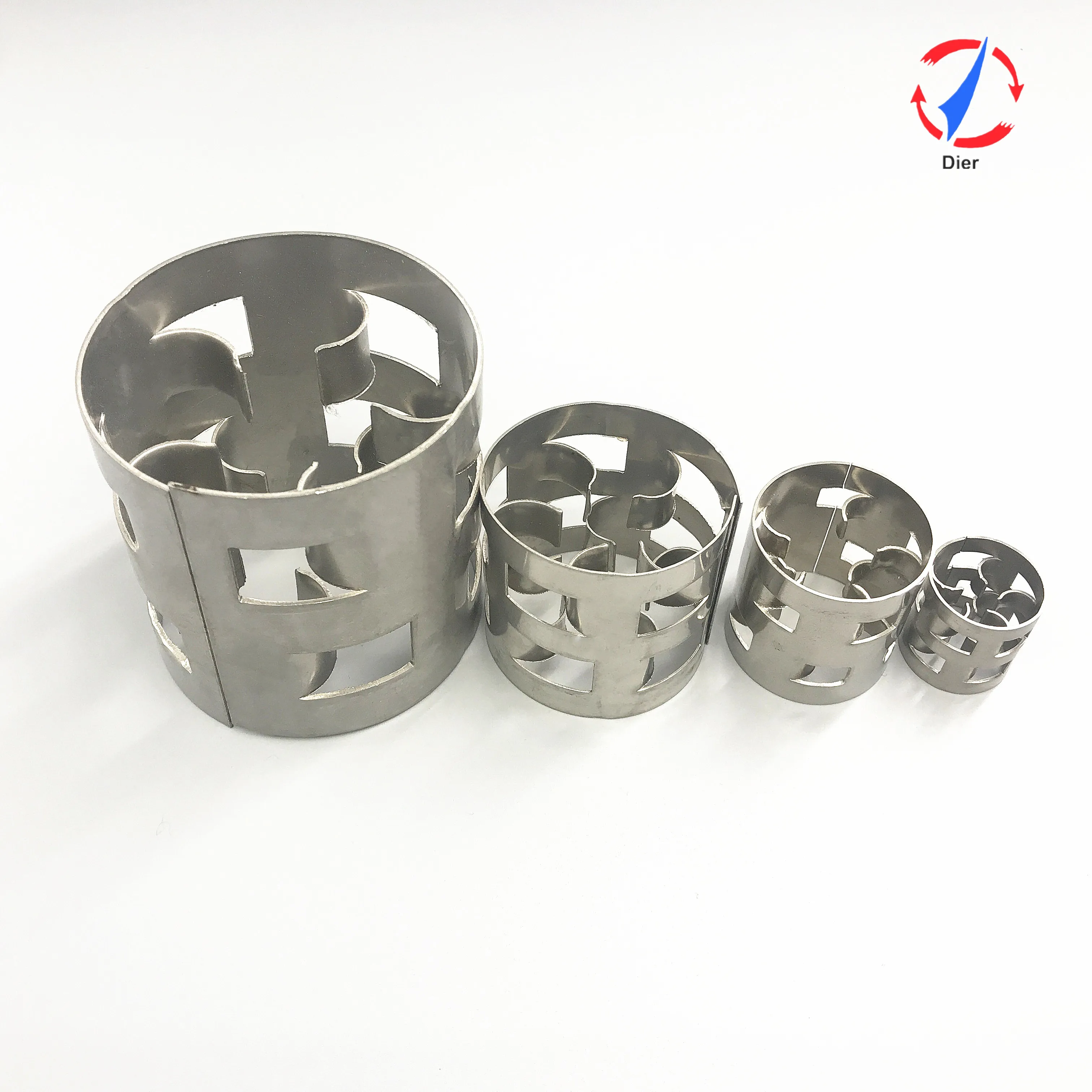 DIER 25mm 38mm 50mm 76mm Metallic Pall Ring with material SS304 SS316