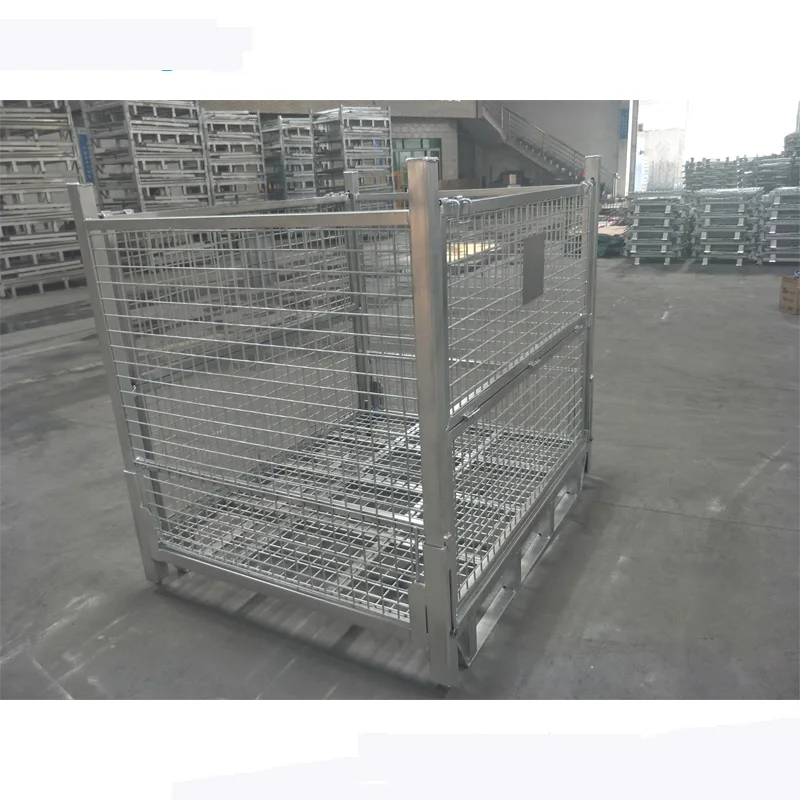 High Quality Steel Head Cage For Industrial steel box pallet metal pallet cage pallet cages for sale