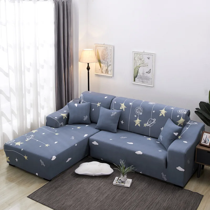 YRYIE Furniture Protector Corner Cover Textile Fabric Anti Slip Home Sofa Cover