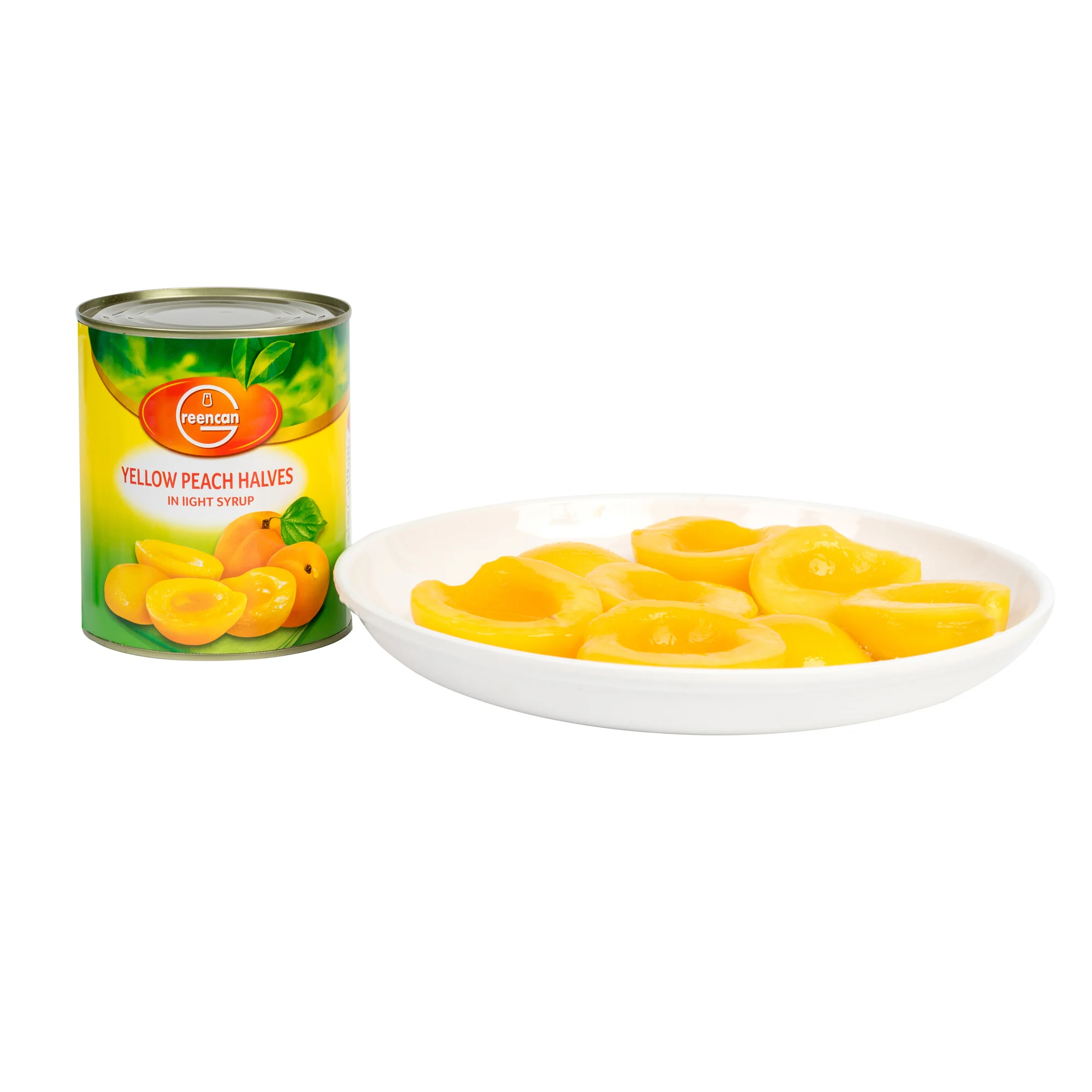 Popular Hotel Baked Sweet Fruit Cans Canned Yellow Peach Halves 425g