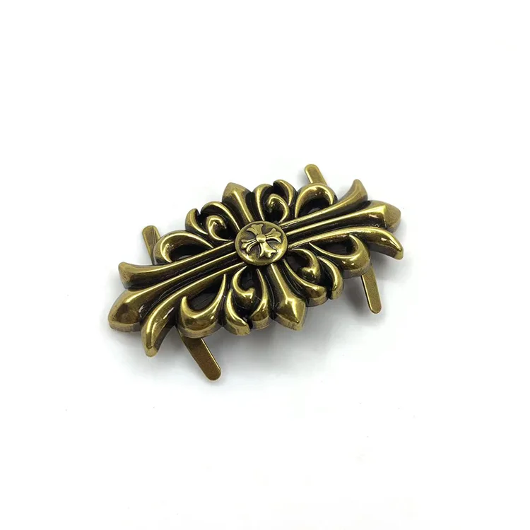 Оптовая продажа от производителя, индивидуальный декоративный зажим для женской обуви из цинкового сплава, металлический зажим на пряжке для обуви