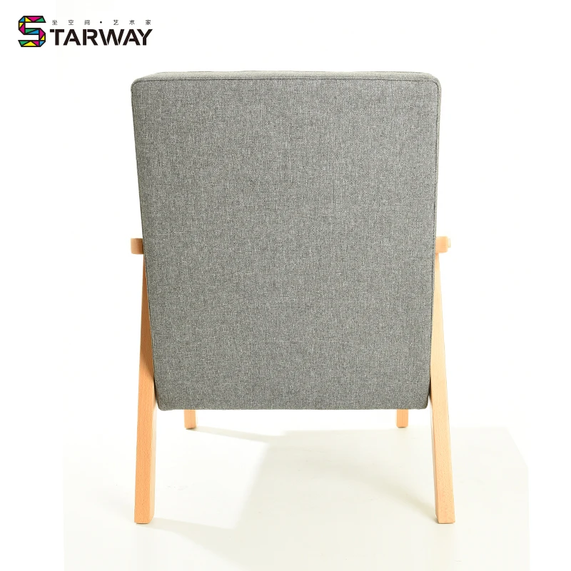 STARWAY мебель диван нетканые ткани гостиная кресло для отдыха одноместное кресло-диван жилой комнаты современный стиль с деревянной рамкой WD-987
