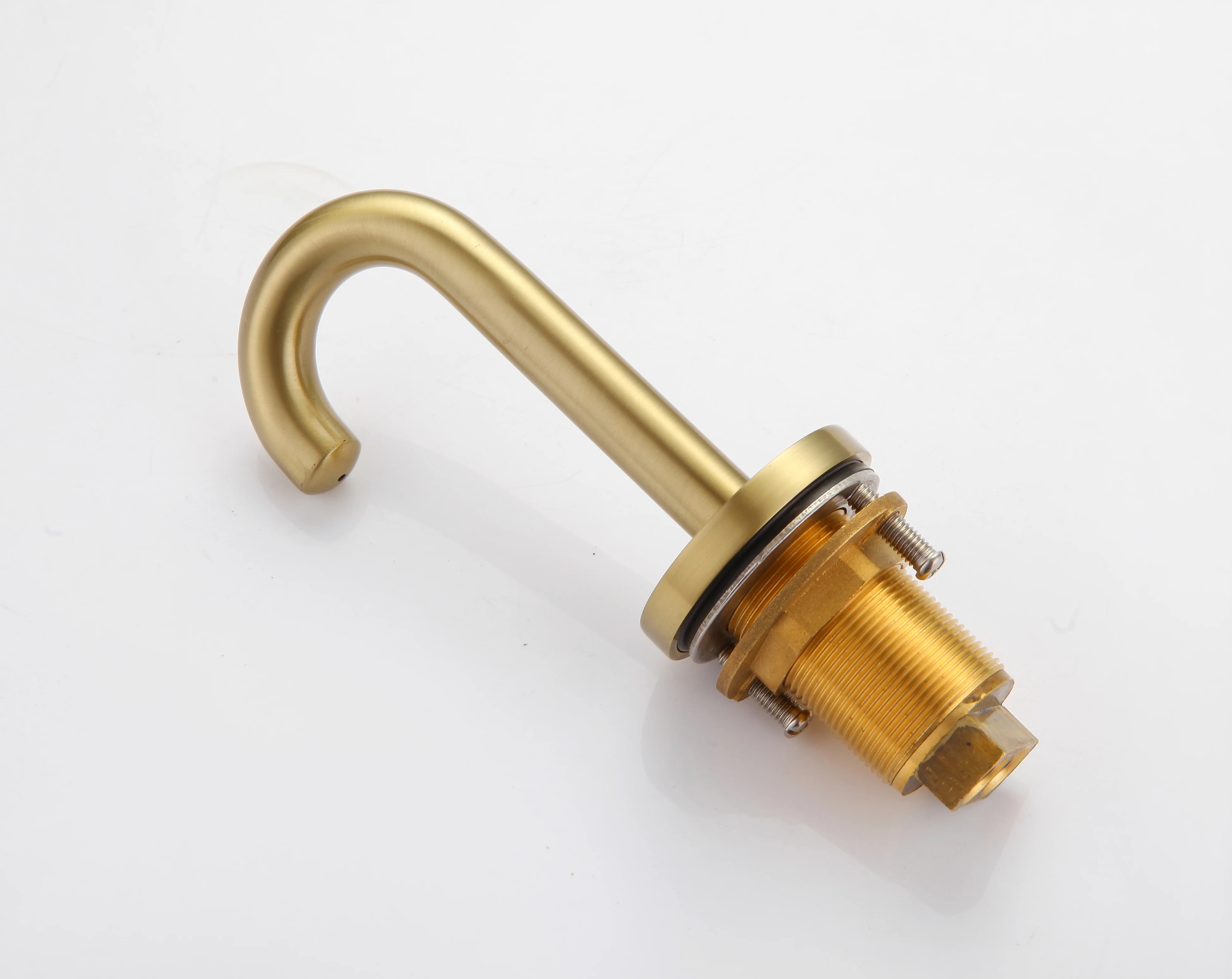 
kaiping high quality fancy Bathroom Basin Mixer Tap 3 Holes Dual Handle Sink Faucet Brushed Gold 