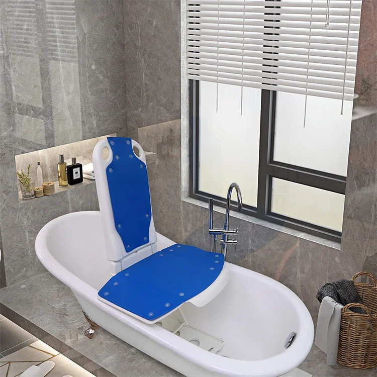 LQX Premium Electric Bath Lift with Padded Seat, Backrest and Electric Recline Lifting bathroom shower chair vertical lift chair