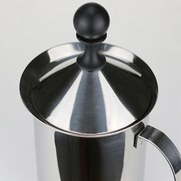 Modern Metal Cappuccino Latte Foamer Maker Frothing Milk Jug Set for Coffee Brewing