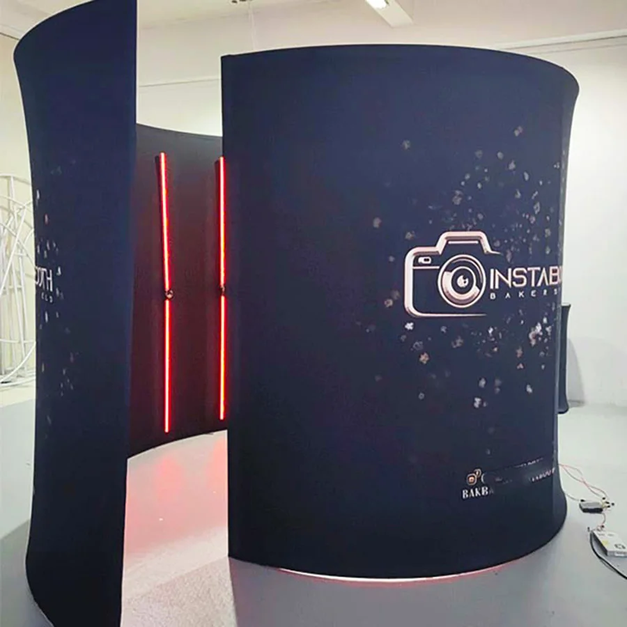 Pillow Case Backdrop Photo Booth Rgb 360 Degree Led Lighting Backgrounds Cabine De Foto Se Fio 360 Graus No Melhor Preco