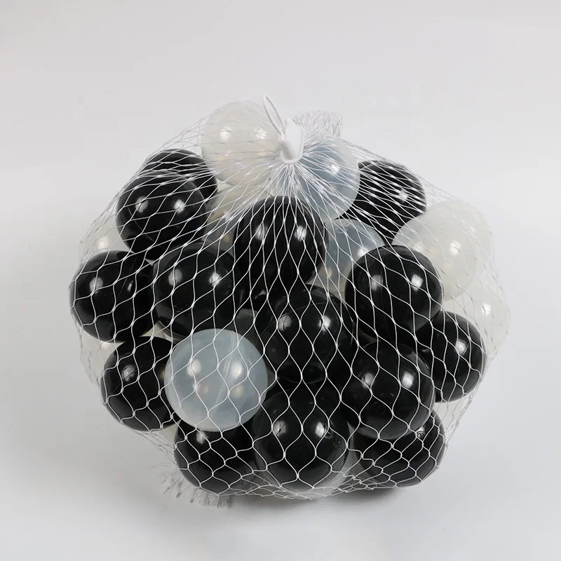 Factory direct supply high quality durable black plastic ball with ISO certificate