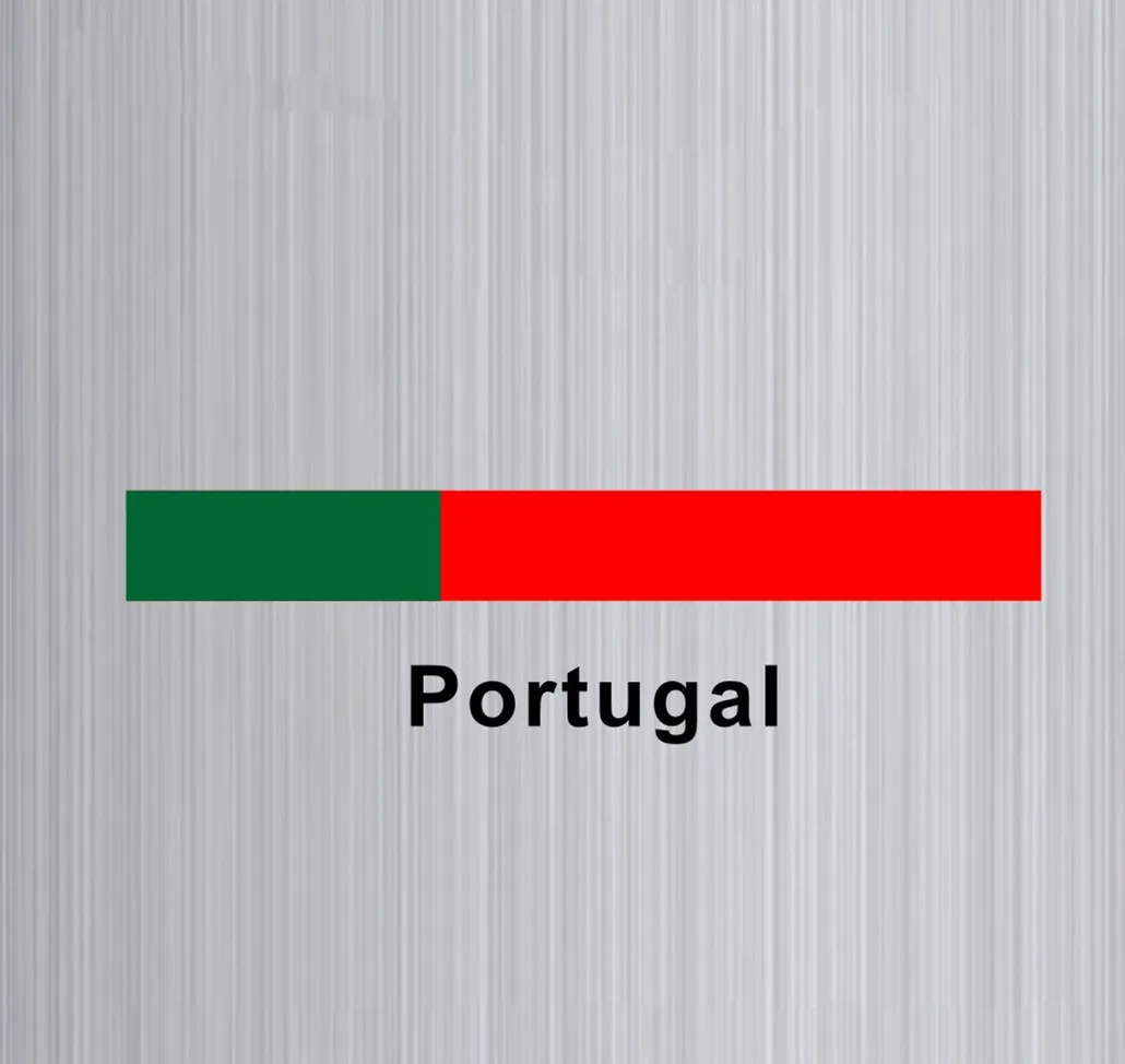 green red portugal flag colors strip car led bar the same color as the portugal country flags auto accessories