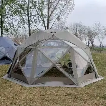 Hot sale new style  big window dome tent ball camping tent outdoor
