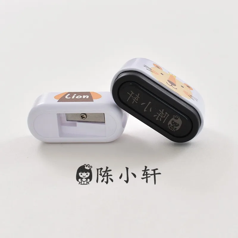 Pencil Sharpener Custom Name Stamps Cute Seal Stamp Toy Name Stamps For Kids