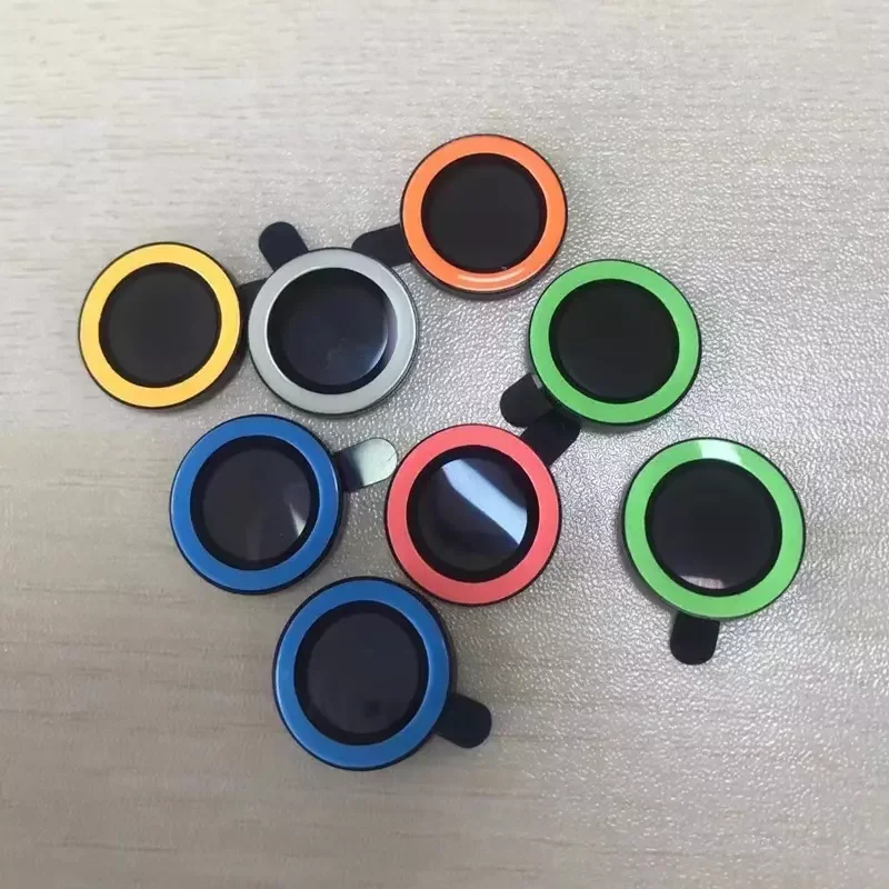 Anti-scratch Luminous Camera Lens Protector for iPhone 14 pro max Colorful Protector Film for Mobile Tempered Glass