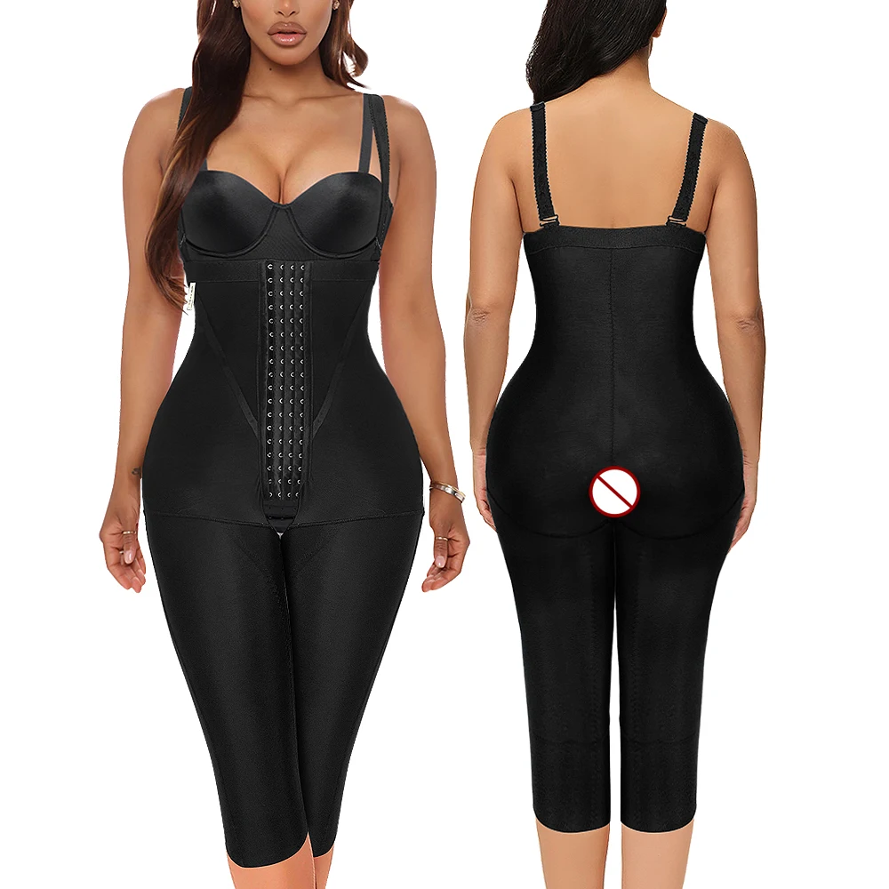 High Compression Slim Thigh Post Surgical Faja Shapewear Butt Lifter Body Shaper Stage 2 Fajas Colombianas Post Surgery Bodysuit