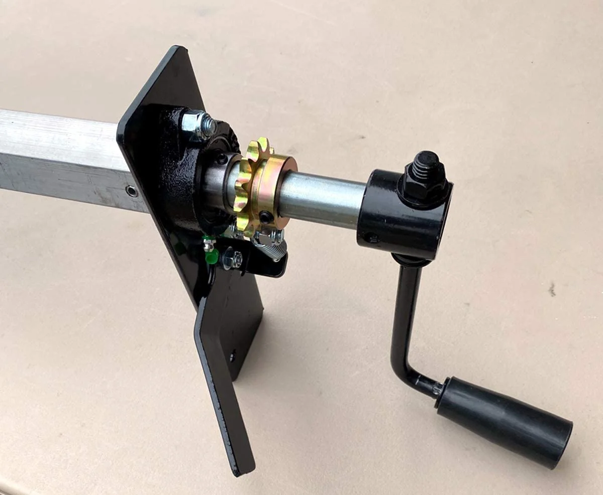 Manual Pull Hand Crank Hexagon Axle Dump Truck and Trailer Tarp Kit