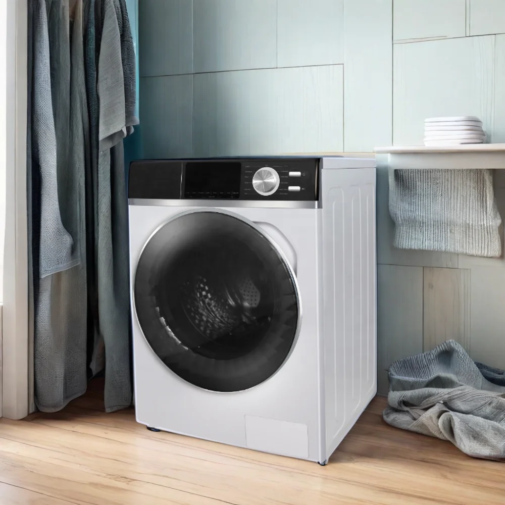 New Condition 12kg Electric Front-Loading Washer Manual Power Source for Household and Hotel Use