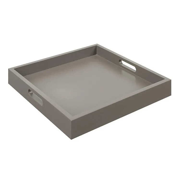 Best selling new design palm beach serving modern lacquer wooden tray