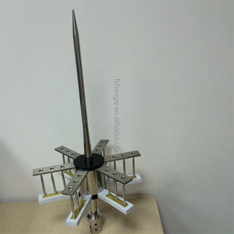 Lightning protection system Satellite ESE lightning rod ESE lightning arrester for building