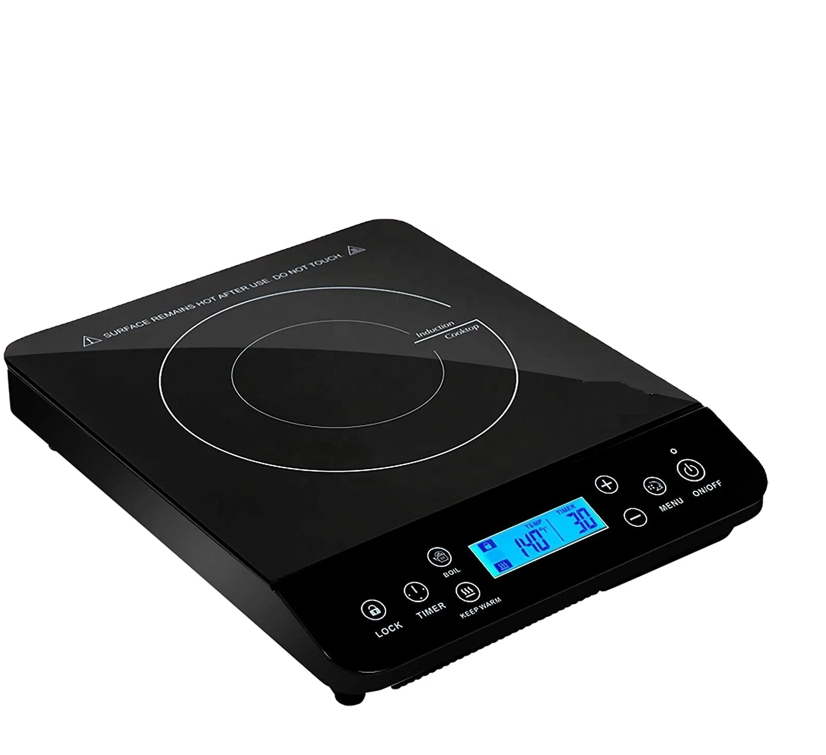 Portable Induction Cooktop Countertop Burner Induction Hot Plate with LCD Sensor Touch 1800 Watts Portable Induction Cooker