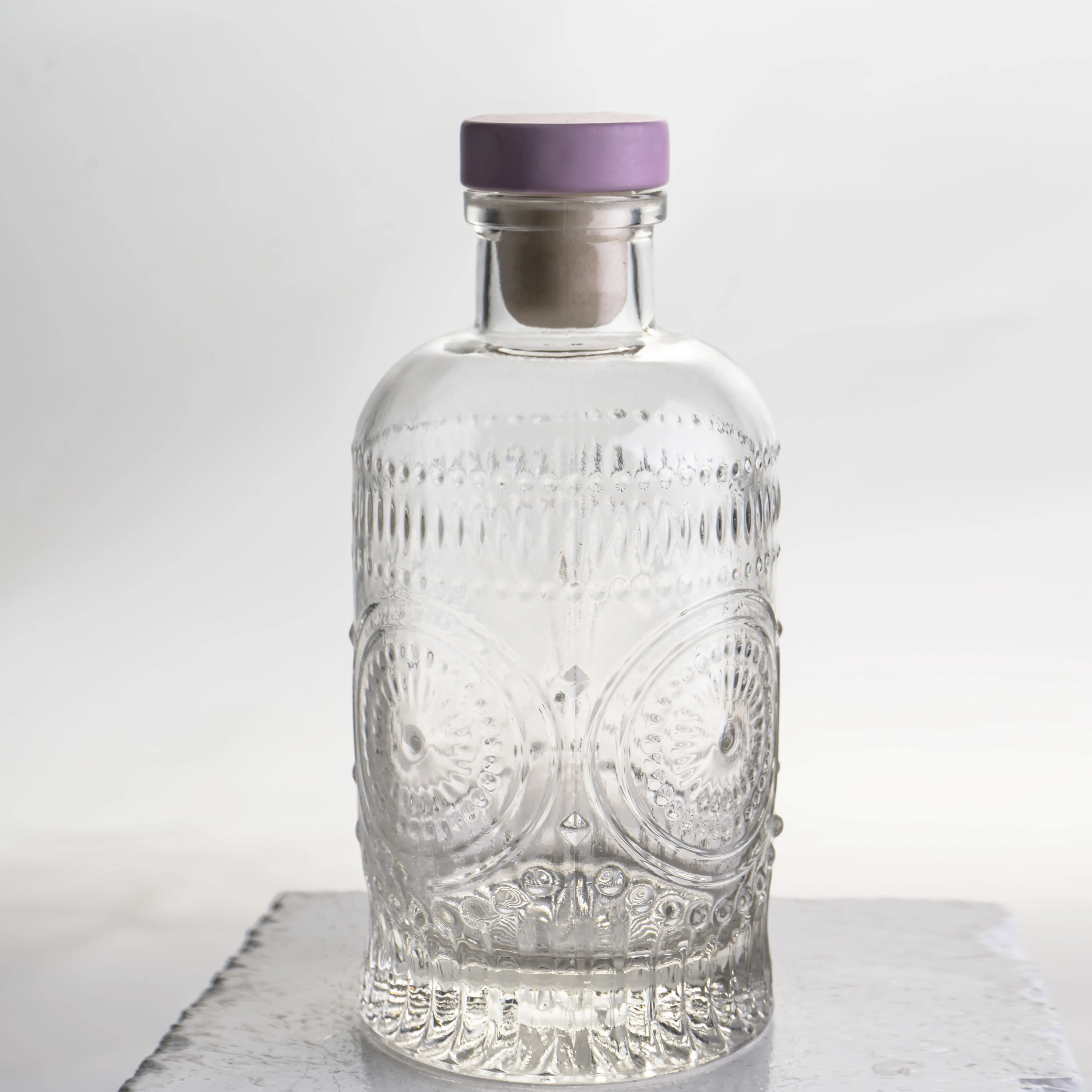 Classic Vodka Rum Bottle 200ml Gin Bottle Maker with Cork