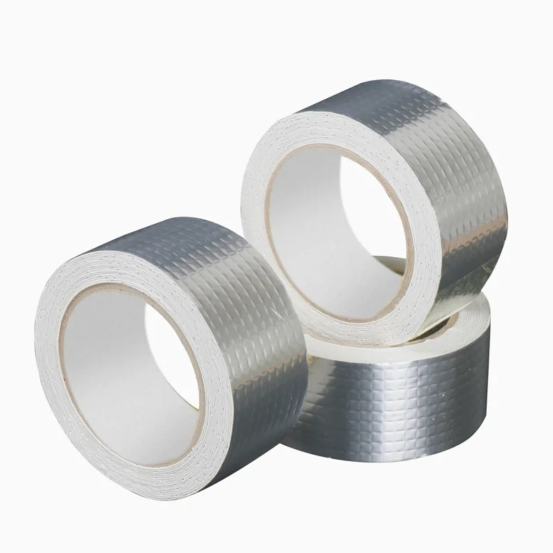 Aluminum foil butyl tape, self-adhesive waterproof and leak sealing adhesive for building cracks, butyl tape for pipeline sealin