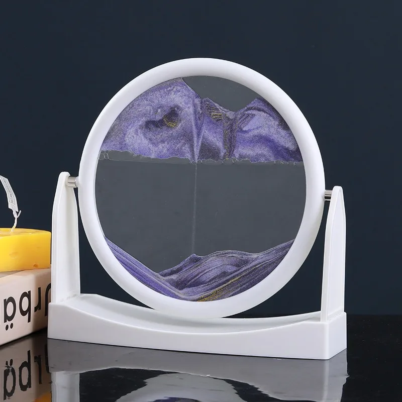 Creative Liquid Decompression Small Decoration Quicksand Painting Home Decoration Gift Sand Art Timer Hourglass